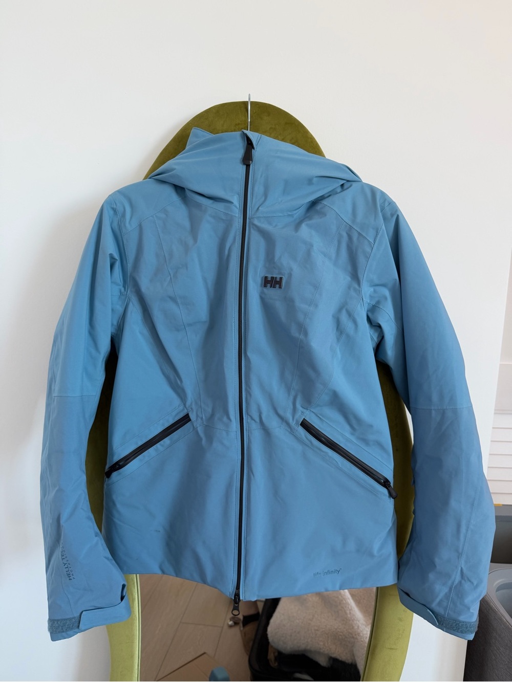 Helly Hansen Sky Blue Hooded Shell Jacket